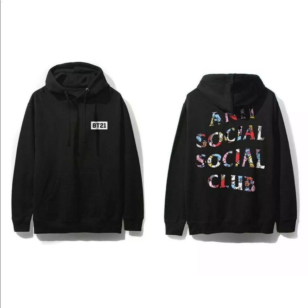 BT21 | Anti Social Social Club hoodie (BT21 Club)